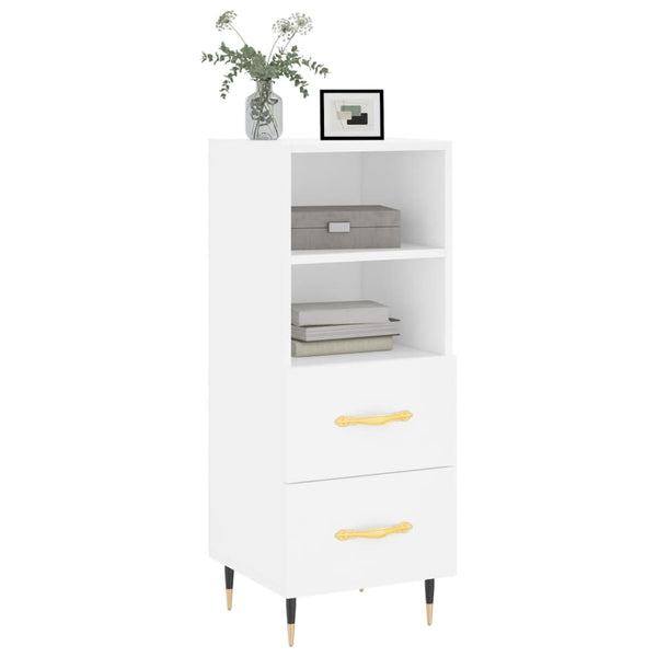 Sideboard Ciopata, weiß 34,5x34x90cm (Holz)
