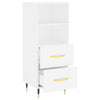 Sideboard Ciopata, weiß 34,5x34x90cm (Holz)