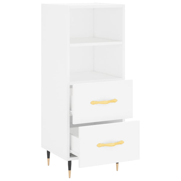 Sideboard Ciopata, weiß 34,5x34x90cm (Holz)