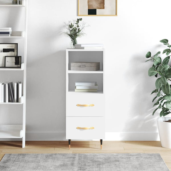 Sideboard Ciopata, weiß 34,5x34x90cm (Holz)