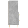 Kommode Lize 34,5x34x90 cm, Betongrau (Holz)