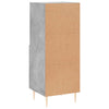 Kommode Lize 34,5x34x90 cm, Betongrau (Holz)