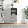 Kommode Lize 34,5x34x90 cm, Betongrau (Holz)