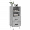 Betongraue Kommode Biri 34,5x34x90cm (Holz)