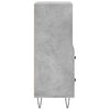 Betongraue Kommode Biri 34,5x34x90cm (Holz)