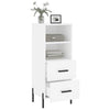 Weißes Sideboard Lixica 34,5x34x90cm (Holz)