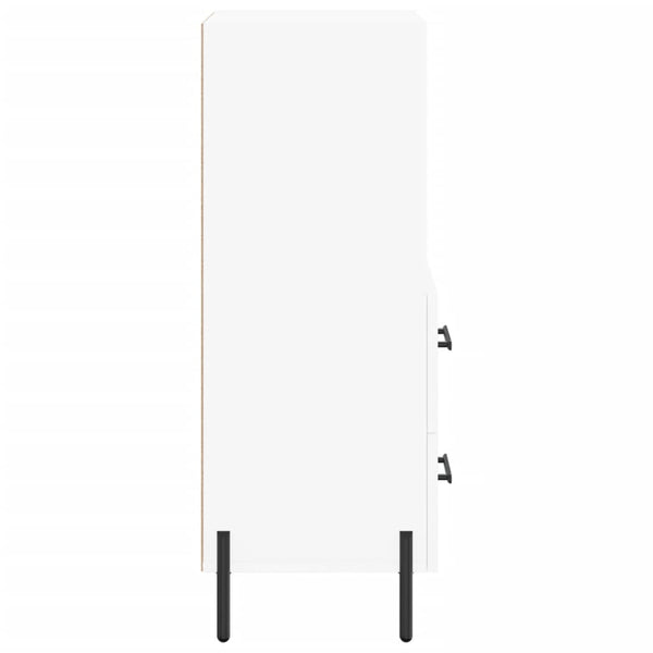 Weißes Sideboard Lixica 34,5x34x90cm (Holz)