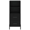 Schwarzes Sideboard Lixica 34,5x34x90cm (Holz)