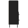 Schwarzes Sideboard Lixica 34,5x34x90cm (Holz)