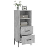 Betongraues Sideboard Lixica 34,5x34x90cm (Holz)