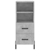 Betongraues Sideboard Lixica 34,5x34x90cm (Holz)