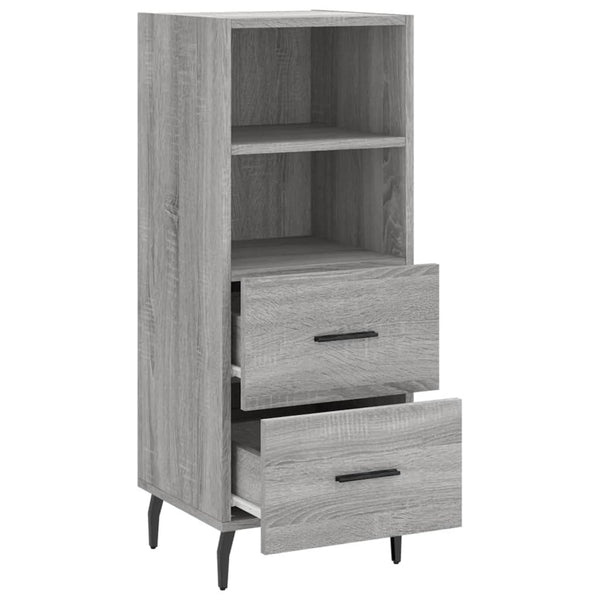 Graues Sideboard Logotheti 34,5x34x90cm (Holz)