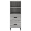 Graues Sideboard Logotheti 34,5x34x90cm (Holz)