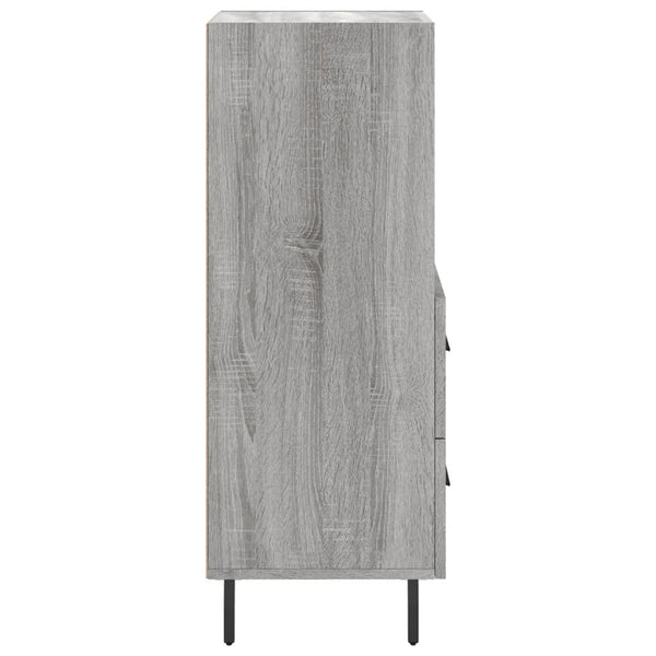 Graues Sideboard Logotheti 34,5x34x90cm (Holz)