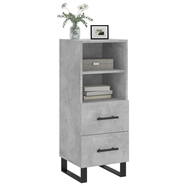 Sideboard Martita betongrau 34,5x34x90cm (Holz)
