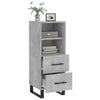 Sideboard Martita betongrau 34,5x34x90cm (Holz)