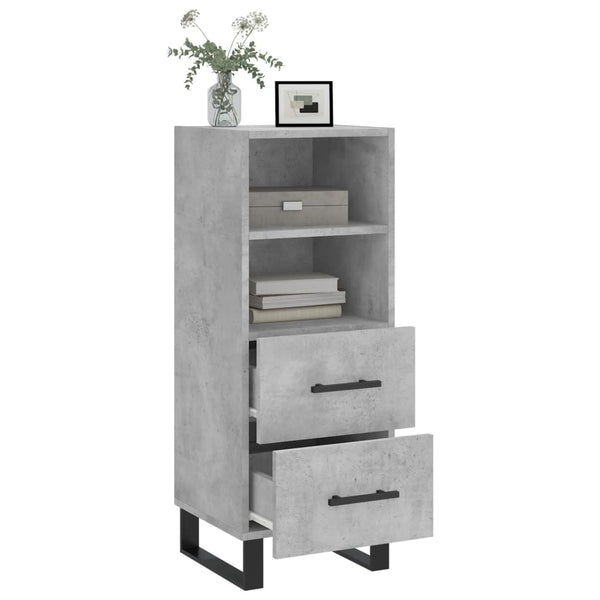 Sideboard Martita betongrau 34,5x34x90cm (Holz)