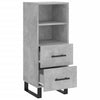 Sideboard Martita betongrau 34,5x34x90cm (Holz)