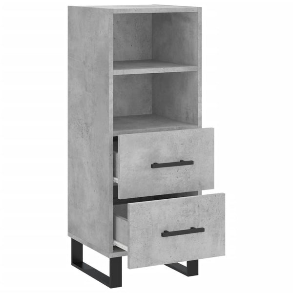 Sideboard Martita betongrau 34,5x34x90cm (Holz)