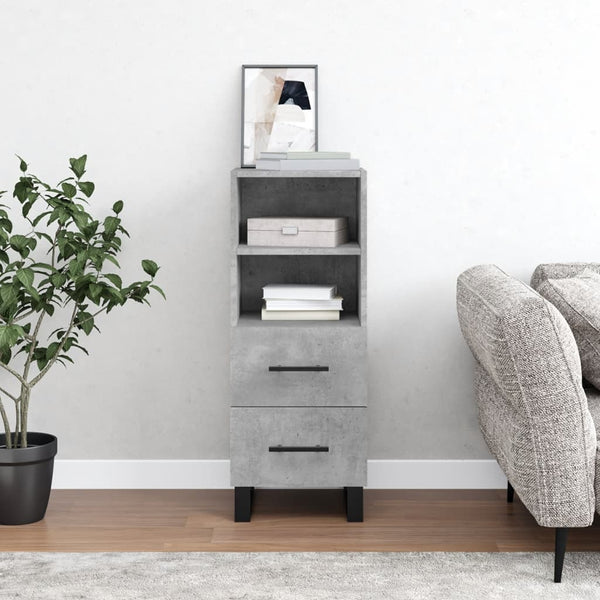 Sideboard Martita betongrau 34,5x34x90cm (Holz)