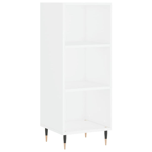 Weißes Sideboard Spatariu 34,5x32,5x90cm (Holz)