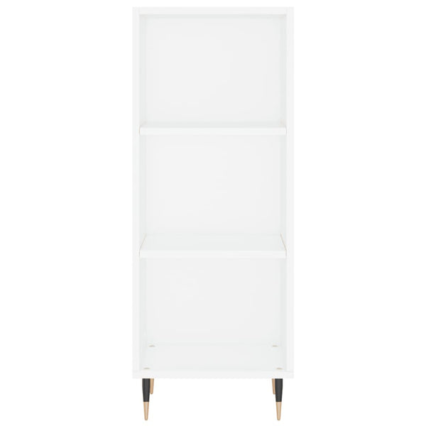 Weißes Sideboard Spatariu 34,5x32,5x90cm (Holz)