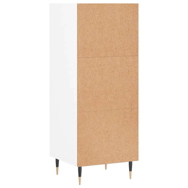 Weißes Sideboard Spatariu 34,5x32,5x90cm (Holz)