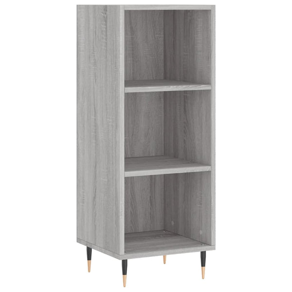 Graues Sideboard Spatariu 34,5x32,5x90cm (Holz)
