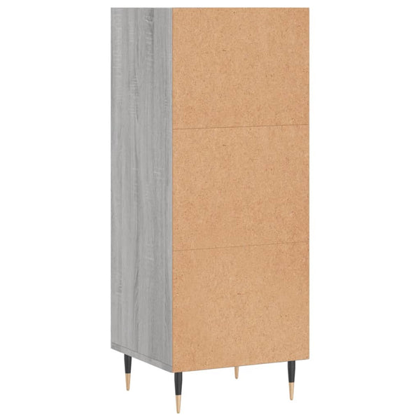 Graues Sideboard Spatariu 34,5x32,5x90cm (Holz)