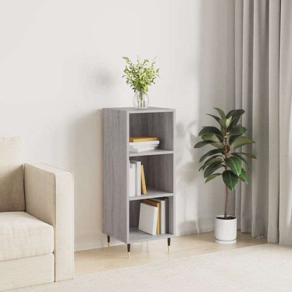 Graues Sideboard Spatariu 34,5x32,5x90cm (Holz)