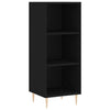 Schwarzes Sideboard Ilian 34,5x32,5x90cm (Holz)