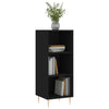 Schwarzes Sideboard Ilian 34,5x32,5x90cm (Holz)