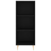 Schwarzes Sideboard Ilian 34,5x32,5x90cm (Holz)