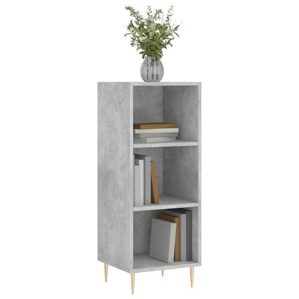 Betongraues Sideboard Ilian 34,5x32,5x90cm (Holz)