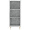 Betongraues Sideboard Ilian 34,5x32,5x90cm (Holz)