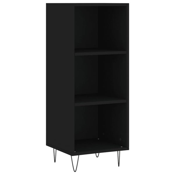 Schwarze Kommode Serghiu 34,5x32,5x90cm (Holz)