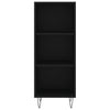Schwarze Kommode Serghiu 34,5x32,5x90cm (Holz)
