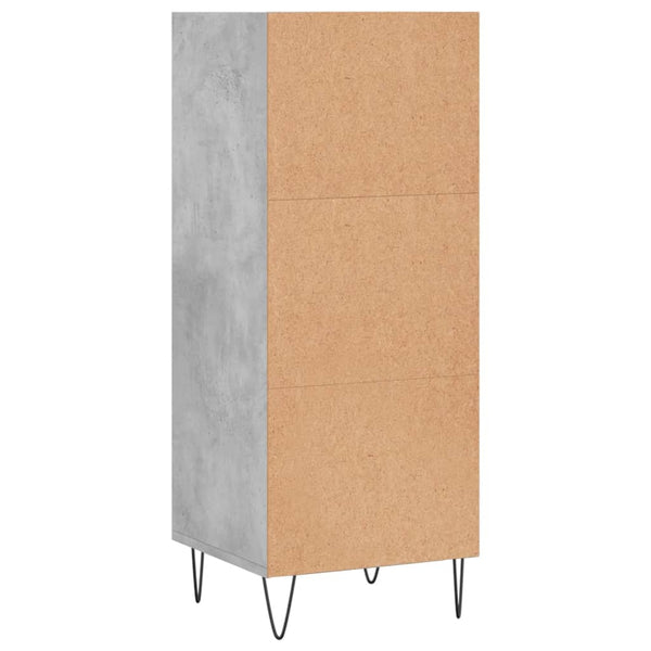 Sideboard Serghiul in Betongrau 34,5x32,5x90cm (Holz)