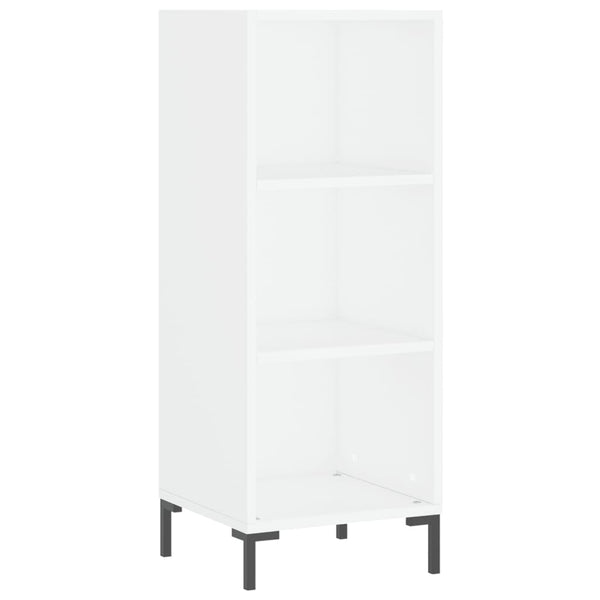 Weißes Sideboard Stelus 34,5x32,5x90cm (Holz)