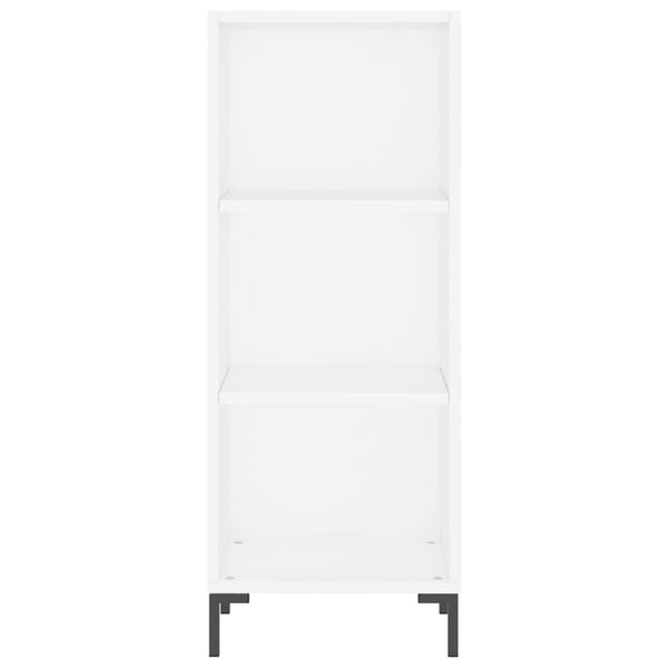 Weißes Sideboard Stelus 34,5x32,5x90cm (Holz)