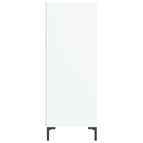 Weißes Sideboard Stelus 34,5x32,5x90cm (Holz)