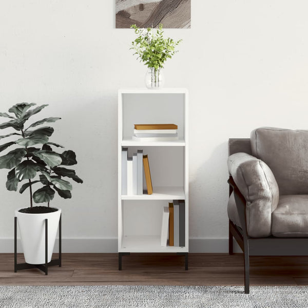Weißes Sideboard Stelus 34,5x32,5x90cm (Holz)