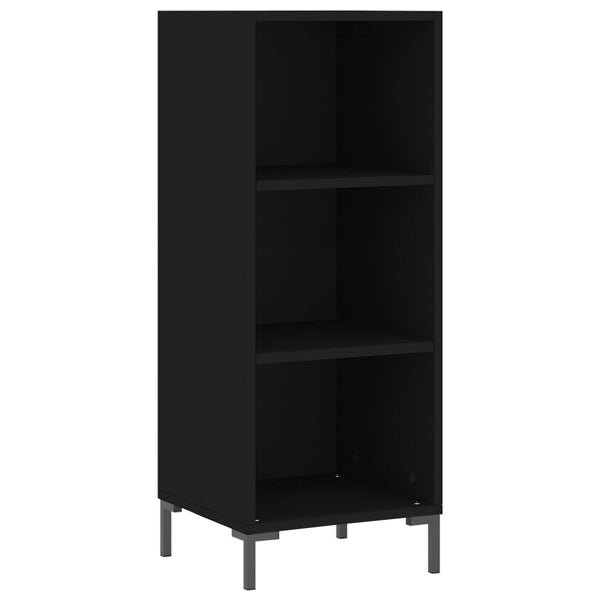 Schwarzer Konsolentisch Stelus 34,5x32,5x90cm (Holz)
