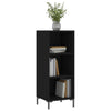 Schwarzer Konsolentisch Stelus 34,5x32,5x90cm (Holz)