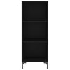 Schwarzer Konsolentisch Stelus 34,5x32,5x90cm (Holz)