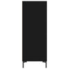 Schwarzer Konsolentisch Stelus 34,5x32,5x90cm (Holz)