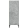 Betongraues Sideboard Stelus 34,5x32,5x90cm (Holz)
