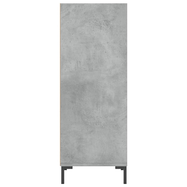 Betongraues Sideboard Stelus 34,5x32,5x90cm (Holz)