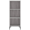 Graues Sideboard Stelus 34,5x32,5x90cm (Holz)