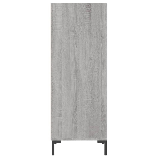 Graues Sideboard Stelus 34,5x32,5x90cm (Holz)